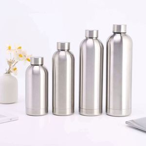 Stainless Steel Vacuum Insulated Water Bottle Minimalist Design Travel <b>Flask</b> 24 Hour Thermal Keeps <b>Hot</b> Cold - Product Image 3