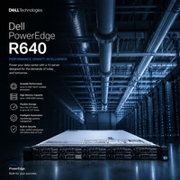 Serveur Rack 1U 2-sockets de Haute Qualité pour R640 Xeon Gold 6130, Idéal pour l'Infrastructure Cloud - En Stock
