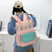 Sac à dos de voyage pour étudiants à grande capacité avec fermeture éclair, sac à dos décontracté polyvalent à grande capacité, sacs d'école