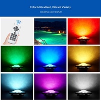 Lampu Kolam Renang LED Terpasang, Lampu Kolam Renang Baja Tahan Karat 304, Tegangan Rendah AC 12V, Multi-Warna, Kontrol Jarak Jauh Nirkabel