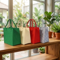Poubelle pliable portable verte personnalisée avec motif, bacs de rangement en feutre parfaits pour la salle de jeux des enfants