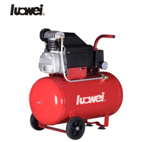 Vente en gros Luowei 1500W 8bar Compresseur d'air à entraînement direct 50L Compresseur industriel Certification CE Compresseur d'air portable