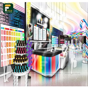 Cửa Hàng Kẹo Hiển Thị Nội Thất Đứng Vòng Gondola Kệ Bán Lẻ Lịch Thi Đấu Sáng Tạo Bán Hàng Giá Tùy Chỉnh Cửa Hàng Hiển Thị Đơn Vị - Product Image 3