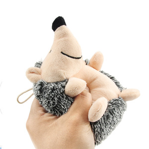 Imitazione eco-friendly <span class=keywords><strong>riccio</strong></span> masticare cani giocattolo per animali domestici peluche appendere la corda per la pulizia dei denti BB-Call Crinkle carta suono sapore di pollo - Product Image 5