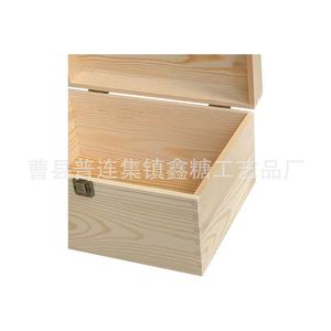 Rectangular Solid Wood <b>Box</b> Flip Top Natural Color Storage For Jewelry Essential Oil Perfume Packaging - Product Image 5