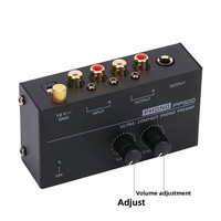 Elektro Gitar, Pikap, Gramofon, Vinil Plak Çalarlar için PP500 Fono Preamplifikatörü, Çin Malı