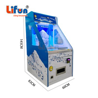 Arcade électronique métallique économique 1 joueur avec système de monnayeur et accepteur de billets pour machine de jeu