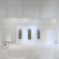 Support de fond blanc en PVC pour événements, grand panneau, scène, décoration de fête de mariage, toile de fond