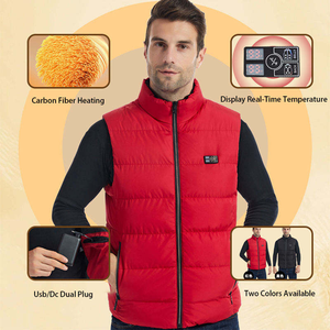 Chaleco térmico informal unisex para invierno, nueva chaqueta ligera personalizada con cierre de cremallera para uso en exteriores, lista para venta al por mayor - Product Image 2