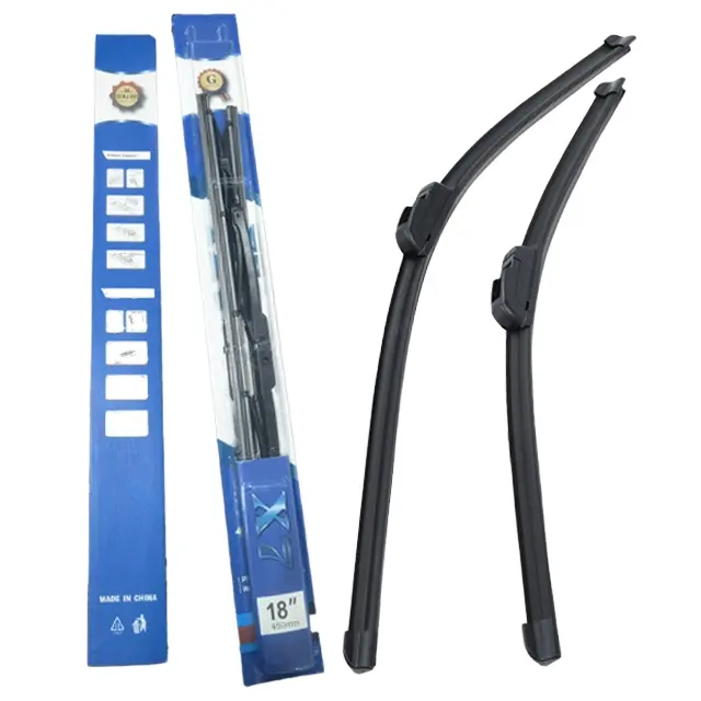 Factory High Quality Car Wiper Blade Lowest Price Windshield Windscreen Wiper Black HY Natural Rubber Universal Clear Durable