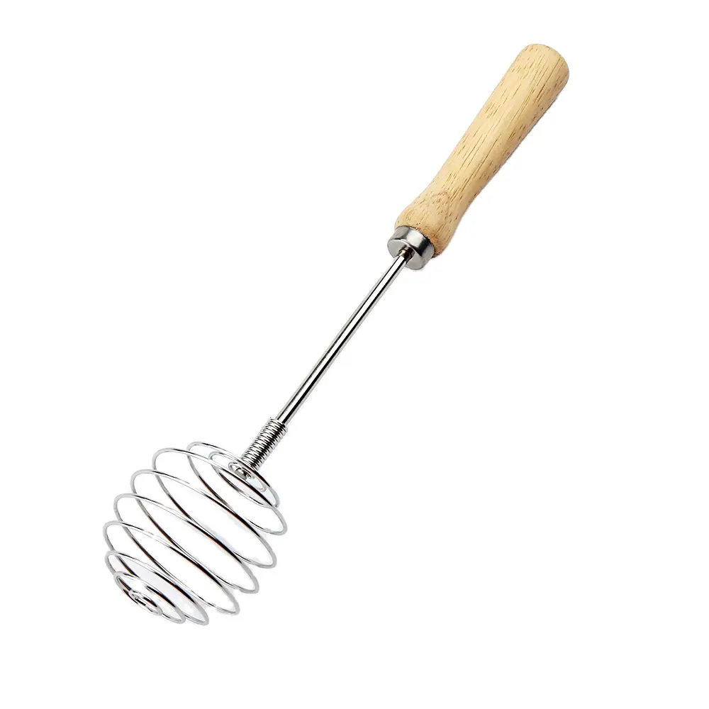 Venda quente Household Egg Beater Cream Butter Cake Manual Kitchen Aço Inoxidável Whisk Baking Tools