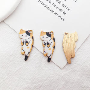 Pendientes colgantes pequeños de gota de aceite de gato de fabricante profesional colgante de gatito lindo colgante de moda para teléfono móvil dijes - Product Image 2
