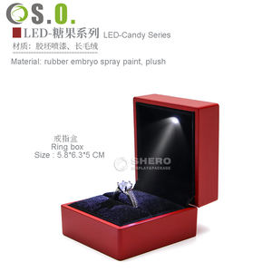 กล่องไฟ LED สำหรับเครื่องประดับ ผลิตจากโรงงาน รับทำตามขนาด กล่องใส่แหวนเพชรพร้อมโลโก้ กล่องใส่สร้อยข้อมือแบบมีไฟ กล่องใส่สร้อยคอ - Product Image 3