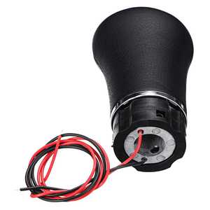 Poignée de levier de vitesses de voiture en cuir universelle 5 6 vitesses avec voyant lumineux LED, design ergonomique - Product Image 1