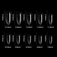 100 pièces clair naturel couverture complète spécial forme d'ongle aigle griffe Nail Art faux artificiel acrylique ongles Extension conseils