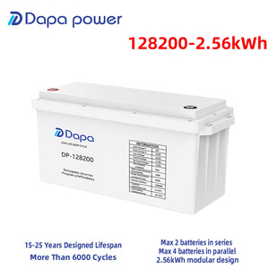 Batería de Litio LiFePO4 para RV Dapa Power con Certificación CE, 24V 25.6V 100Ah 2.56kWh, Bluetooth, 6000 Ciclos, Fabricante de Paquetes de Baterías de Litio - Product Image 1