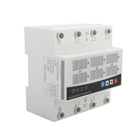 FZRH 63A Monophasé Cuivre AC Protecteur de surtension et sous-tension réglable Protection de tension Compteur d'énergie Kwh 220V 10KW SP1