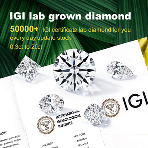 Diamante Sintético con Certificado IGI, Excelente Corte Marquise de 1~3CT, Color D, Forma Distinguida, Alta Calidad CVD HPHT VVS VS, Diamante Cultivado en Laboratorio - Product Image 6