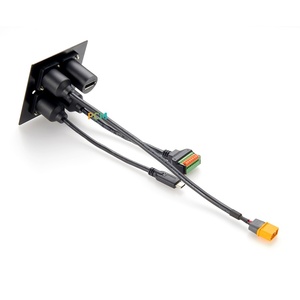Kabel Panel Mount XT60 XT60H-F ke XT60H-M Tipe D, Kabel Ekstensi Bulkhead untuk Baterai Drone, Pesawat, Model Pesawat, Kabinet - Product Image 4