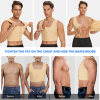 Gilet de compression ajustable pour poitrine, avec boucle, pour transgenres, pour relier la poitrine