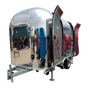 Chariot de Restauration Mobile Commercial à Plan de Travail Réglable, Vente Directe Usine pour Marché Nocturne, Stand de Rue, Restauration Personnalisée et Vente Ambulante - Product Image 2