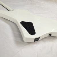 ESP Snakebyte Electric Guitar Mahogany Rosewood Dot Inlay 22-Fret Glossy White Maple Back HH Pickup 6-String 4/4 Foam Case Fast