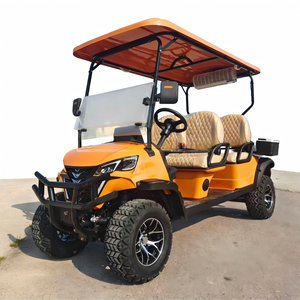 Carrito de Golf Eléctrico Amarillo para 6 Pasajeros con Certificación CE - Product Image 2