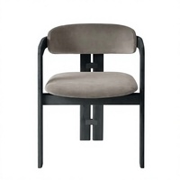 Chaise de salle à manger moderne en tissu velours italien pour la maison, le bureau, l'hôtel, le salon - Design durable et doux