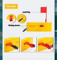 Portable 25cm pêche à la traîne matériel ABS et PVC côtés planificateur conseil pour la pêche