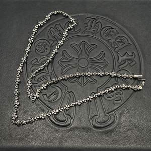 Directo de Fábrica, Cadena de Cobre Retro Estilo Hip-Hop para Suéter, Cadena Gruesa con Letras y Cruz, Collar Fino con Cuentas Redondas, Circonita Cúbica, Regalo Unisex - Product Image 4