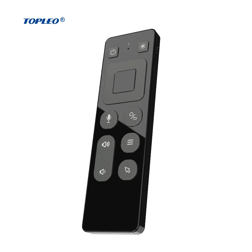 Topleo Printed Laser Spot Air Mouse Wireless Ir Learning 2.4g Voice Function air mouse remote control with keyboard