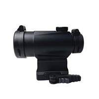 Lunette de visée reflex Truesight DST25D 9 niveaux de luminosité jour/nuit, alimentée par piles CR2032, en aluminium, grossissement 1x élevé
