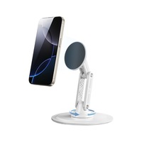 Support magnétique pour téléphone et tablette en alliage, portable, pliable, universel, rotation à 360 degrés, compatible, personnalisable