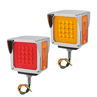 Luces Laterales LED Cuadradas de 12V 24V para Camiones, Ideales para Comercio Transfronterizo como Luces de Posición e Indicadoras