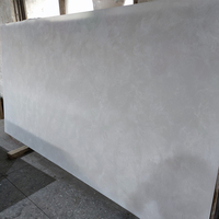 Pierre d'albâtre artificielle rétroéclairée blanche translucide moderne pour hall d'hôtel, carreaux d'onyx d'ingénierie