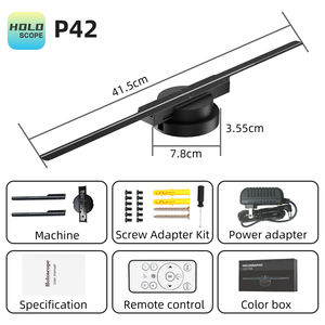 Nuevo Modelo de Proyector Holográfico 3D de 42 cm, Ventilador de Visualización Publicitaria Animada LED, Tarjeta SD, Novedades para Fiestas, Equipo P42 - Product Image 3