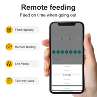 Distributeur automatique de nourriture pour animaux de compagnie Furrivo 3L Smart Pet Feeder PT08V avec contrôle WiFi par application, vidéo en direct, audio bidirectionnel et double alimentation pour chats et chiens