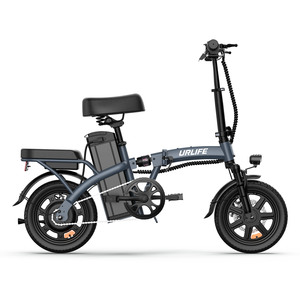 จักรยานพับได้ขนาดเล็ก ยาง 14 นิ้ว มอเตอร์ฮับหลังแบบไร้แปรงถ่าน 350w ความเร็ว 25 กม./ชม. แบตเตอรี่ลิเธียม ดีไซน์กะทัดรัด พกพาสะดวกและพับเก็บได้ - Product Image 1