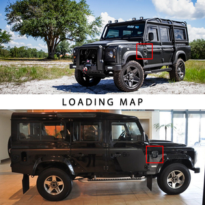 2 Piezas de Rejillas de Ventilación Laterales para Automóviles, Accesorios de <span class=keywords><strong>Tuning</strong></span> para Land Rover Defender - Product Image 4