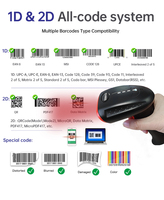 A SD5030 Scanner de codes à barres 2D portable Scanner de codes QR 1D Lecteur de codes à barres filaire Lecteur de codes QR USB pour supermarché