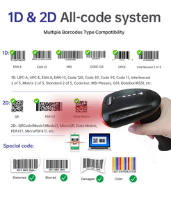 Một sd5030 cầm tay 2D Máy quét mã vạch 1D QR mã <span class=keywords><strong>Scanner</strong></span> có dây đầu đọc mã vạch USB QR code Reader cho siêu thị - Product Image 4