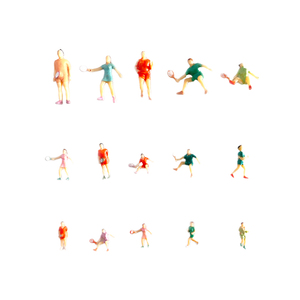1/50-1/100 Échelle Miniature Sport Chiffres Modèle ABS Plastique Peint Chemin De Fer <span class=keywords><strong>Train</strong></span> Disposition Diorama Construction Figurines Ensemble - Product Image 1