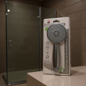 Round Shower Head Alcachofa De Ducha 24Pcs Pack With Handle And Packaging - Product Image 2