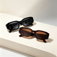 Lunettes de soleil rétro en acétate, monture petite et tendance, faites à la main, avec logo personnalisé, protection UV400, pour un usage quotidien et la mode urbaine
