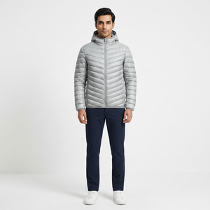 FINER THREADS Custom Padded Hybrid Fleece Puffer <b>Canvas</b> Men's Winter High Street Jacket Breathable Dual-Layered Insulation for - Product Image 1