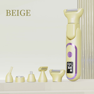 Rasoir électrique 5 en 1 pour femmes, <span class=keywords><strong>tondeuse</strong></span> à cheveux sans fil, rasoir portable, épilateur pour le corps, le <span class=keywords><strong>nez</strong></span>, le visage, les sourcils, les jambes, le maillot - Product Image 3