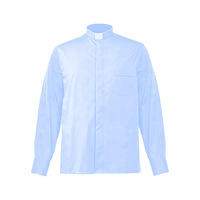 Chemise de Cosplay de Prêtre Noire pour Hommes, Collets Romains de Pasteur d'Église Catholique, Uniforme de Ministre, Hauts de Prédicateur, Costume d'Halloween pour Homme