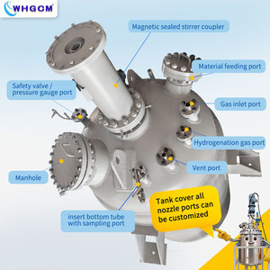 Reactor de Hidrogenación de Grado Industrial de 5000L, Acero Compuesto S31603 Q345R, con Cubierta Magnética y Sello 150 ℃   con PLC PID - Product Image 2