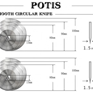 Cuchilla para Cortar Doner Kebab Shawarma, Compatible con la Cortadora Eléctrica JET120 - Product Image 3