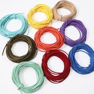 Korean 3mm colored suede <b>rope</b>, braided <b>rope</b>, DIY handmade jewelry accessories material, <b>bracelets</b>, necklaces - Product Image 4